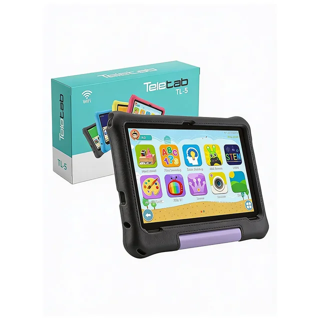Teletab TL-5 - 64 جيجابايت، اسود مع غطاء اسود – الصورة 2 من 5