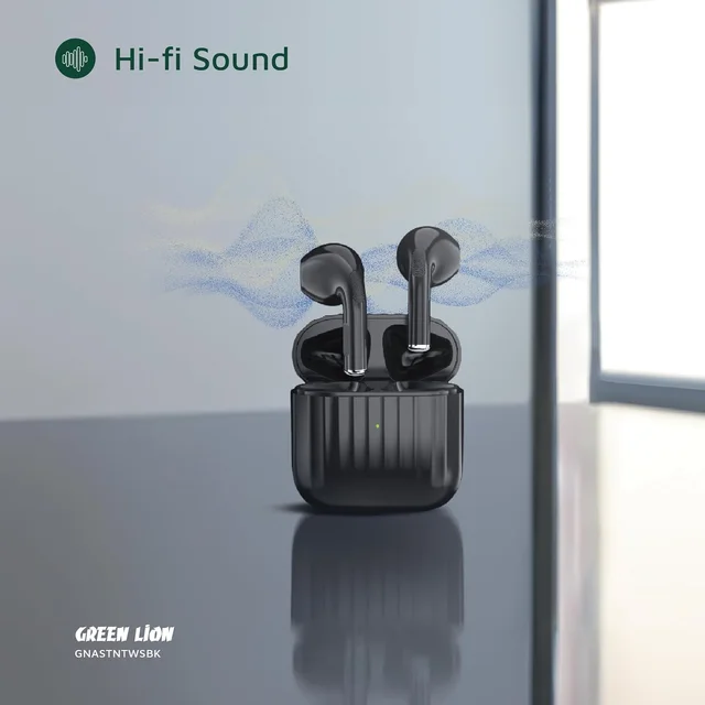 Green Lion Austin TWS EARBUDS - اسود – الصورة 2 من 4