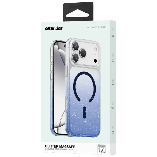 Glitter MagSafe Case - Blue, iPhone 17 Pro – Image 3 of 3